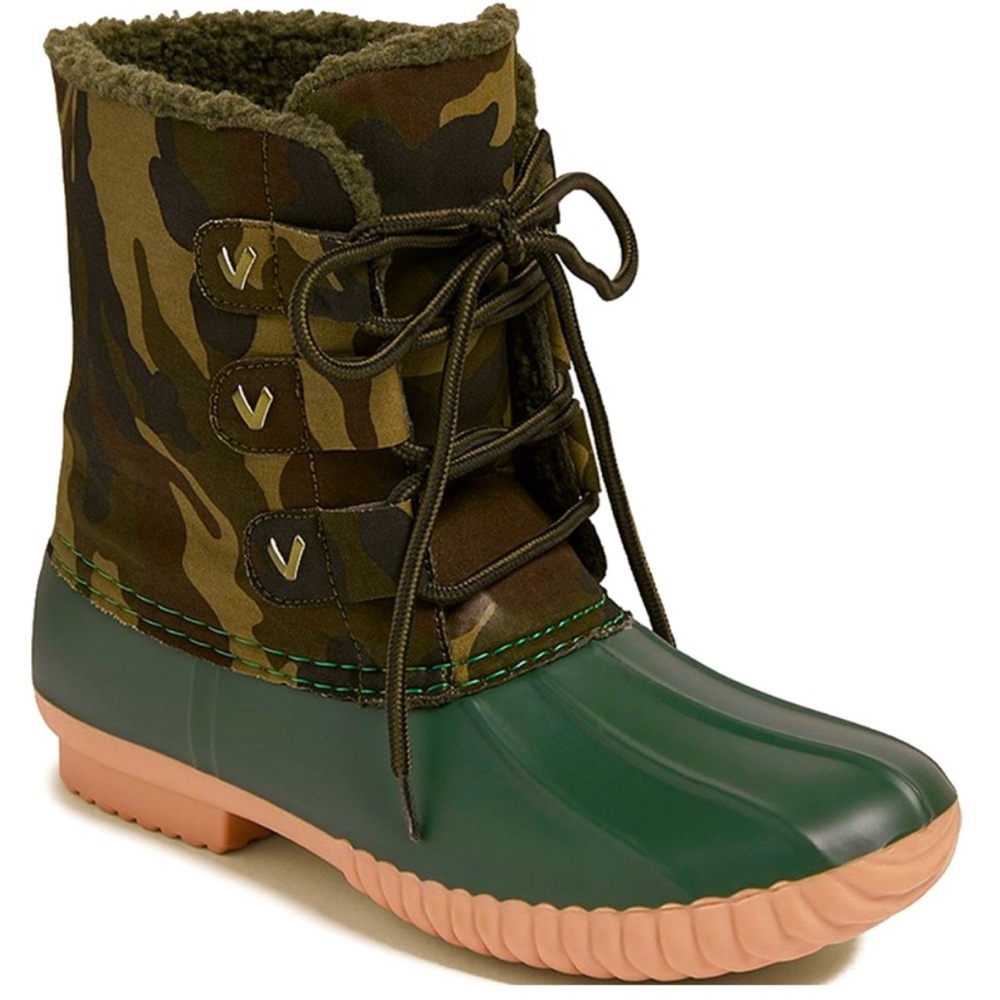 Like New Jack Rogers Camo Winter Rain Duck Boots Size 9